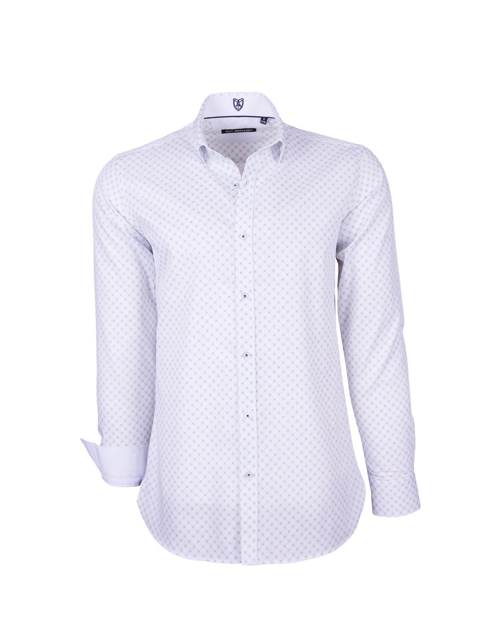 Chemise blanche à motif