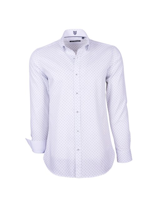 Chemise blanche à motif