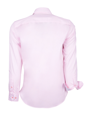 Chemise rose intérieur fleuri