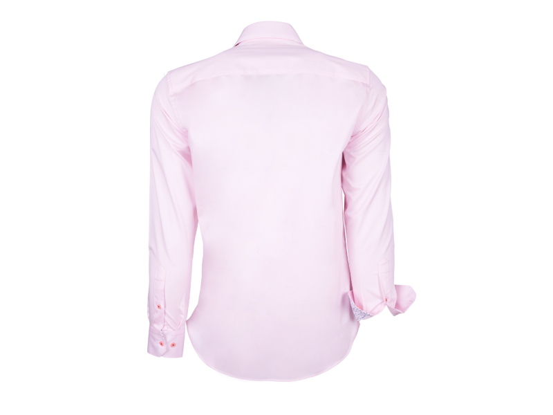 Chemise rose intérieur fleuri